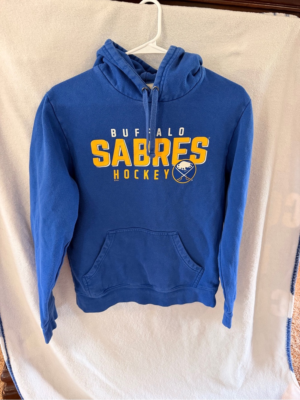 Buffalo Sabres Fanatics Blue Hockey Logo Hoodie